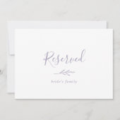 ミニマルリーフ | ダスティパープル 予約サイン (正面)