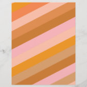 ミニマルレシピページレターサイズカラフルレトロ (裏面)