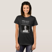 ミニマルレトロな訃報写真 永遠に私たちの心に Tシャツ (正面フル)