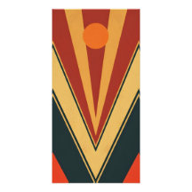 ミニマルレトロウォールアート