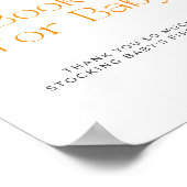 ミニマルレトロサンブックスベビー ポスター (角)