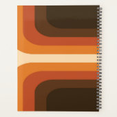 ミニマルレトロストライプ数 プランナー手帳 (裏面)