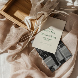 ミニマルレトロタイポグラフィ結婚式の日付を保存 招待状