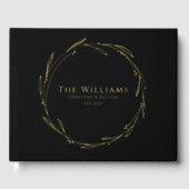 ミニマルレトロフォイルゲストブックフォトゲストブック ゲストブック (正面)