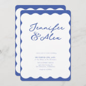 ミニマルレトロフォトコラージュ結婚式招待状 招待状 (正面/裏面)