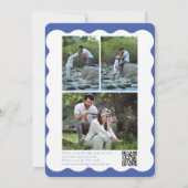 ミニマルレトロフォトコラージュ結婚式招待状 招待状 (裏面)