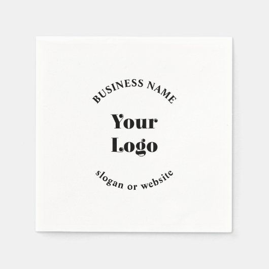 ミニマルレトロモダンテンプレート スタンダードカクテルナプキン (正面)