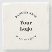 ミニマルレトロモダンテンプレート ストーンコースター (正面)