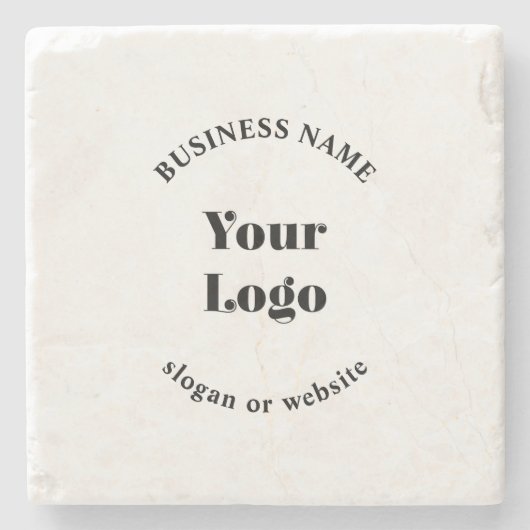 ミニマルレトロモダンテンプレート ストーンコースター (正面)