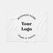 ミニマルレトロモダンテンプレート フリースブランケット (正面(横))