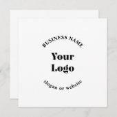 ミニマルレトロモダンテンプレート 招待状 (正面/裏面)