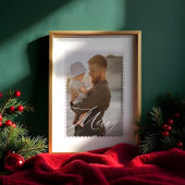 ミニマルレトロ波形スメリークリプトカスタム写真 ポスター