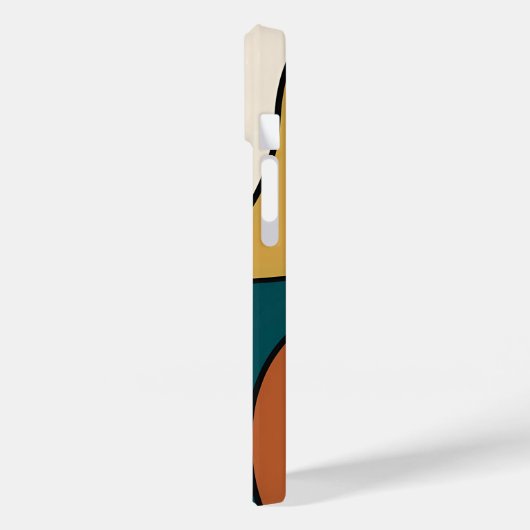 ミニマルレトロ波 Case-Mate iPhoneケース (裏面 / 左)