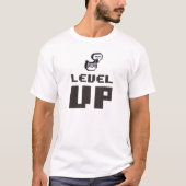 ミニマルレベルアップゲーマー Tシャツ (正面)