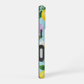 ミニマルレモンフローラルフォンケース iPhone 16ケース (右側面)