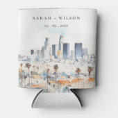 ミニマルロサンゼルス、カリフォルニアウォーター結婚カラー 缶クーラー (正面)