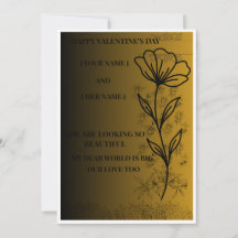 ミニマルロマンティックラブグリーティング