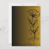 ミニマルロマンティックラブグリーティング カード (裏面)