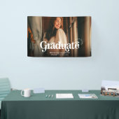 ミニマルヴィンテージレトロ写真卒業 横断幕 (トレードショー)