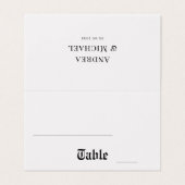 ミニマルヴィンテージ結婚スタイルのテーブル番号 (外部フラット)