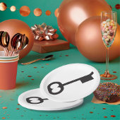 ミニマルヴィンテージ鍵シルエット ペーパープレート