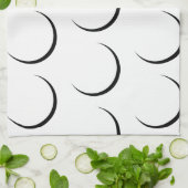 ミニマル三日月キッチンタオル キッチンタオル (折り畳み)