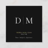 ミニマル不動産仲介業者スクウェア名刺 スクエア名刺 (正面)