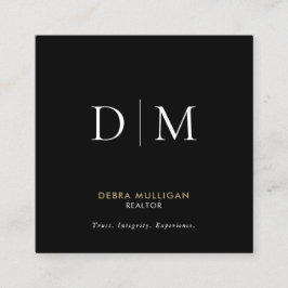 ミニマル不動産仲介業者スクウェア名刺 スクエア名刺