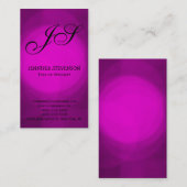 ミニマル主義の平原モダン印刷を受ける 名刺 (正面/裏面)