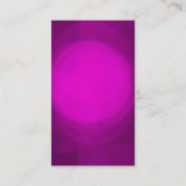 ミニマル主義の平原モダン印刷を受ける 名刺 (裏面)