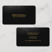 ミニマル主義の平原モダン印刷を受ける 名刺 (正面/裏面)