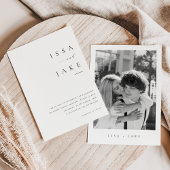 ミニマル主義の結婚式招待状結婚 招待状