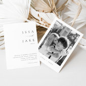 ミニマル主義の結婚式招待状結婚 招待状