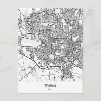 ミニマル主義テヘラン・イラン ポストカード
