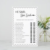 ミニマル主義者の彼は彼女がブライダルシャワーゲームを言った (スタンド正面)