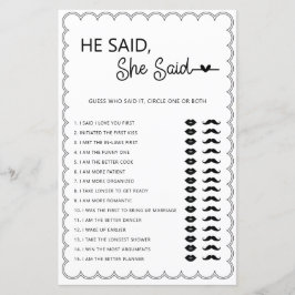 ミニマル主義者の彼は彼女がブライダルシャワーゲームを言った