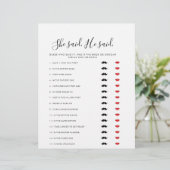 ミニマル主義者の彼は彼女はブライダルシャワーゲームを言った (スタンド正面)