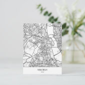 ミニマル主義者ニューデリー・インド ポストカード (スタンド正面)