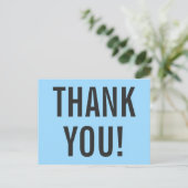 ミニマル主義者「ありがとう!」 ポストカード (スタンド正面)