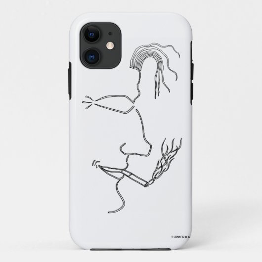 ミニマル人 Case-Mate iPhoneケース (裏面)