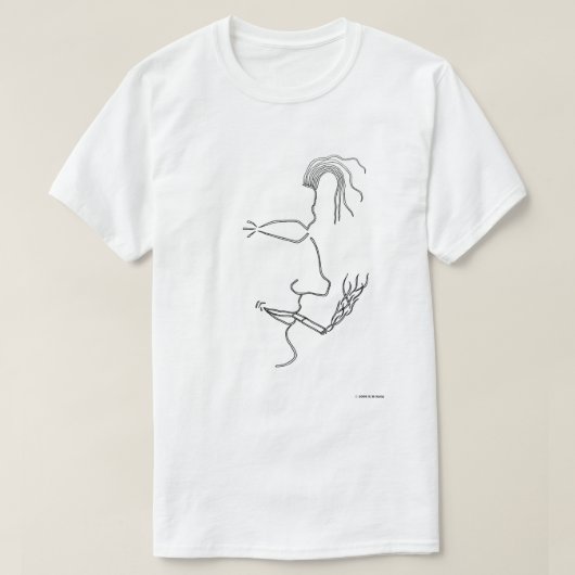 ミニマル人 Tシャツ (デザイン正面)
