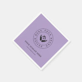 ミニマル企業のブランディングデザインペーパーナプキン スタンダードカクテルナプキン (角)