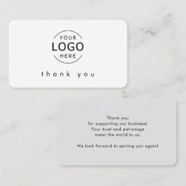 ミニマル企業のBusiness Card Insert 名刺