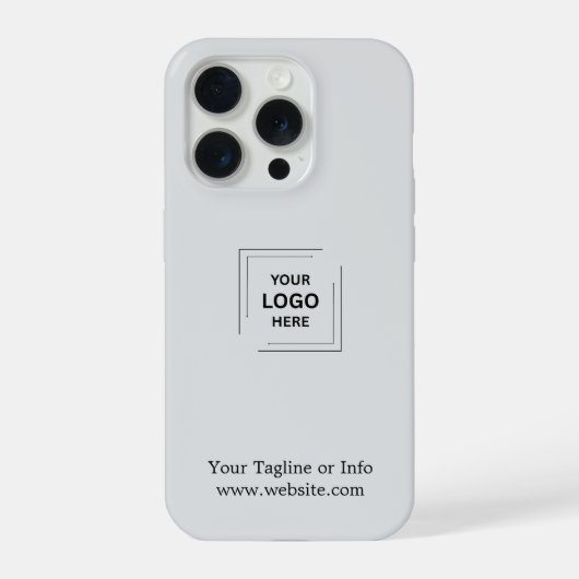 ミニマル企業ロゴiPhoneケースデザイン iPhoneケース (裏面)