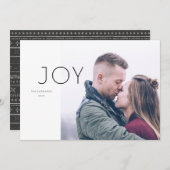 ミニマル休日のフォトカード シーズンカード (正面/裏面)