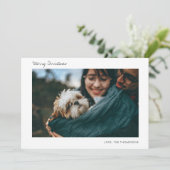 ミニマル休日のフォトカード シーズンカード (スタンド正面)