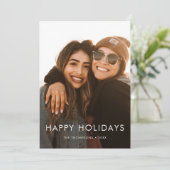 ミニマル休日のフォトカード シーズンカード (スタンド正面)