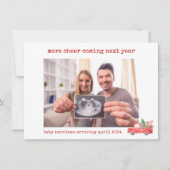 ミニマル休暇妊娠告知カード シーズンカード (正面)