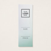 ミニマル価格つるラベルカード (裏面)