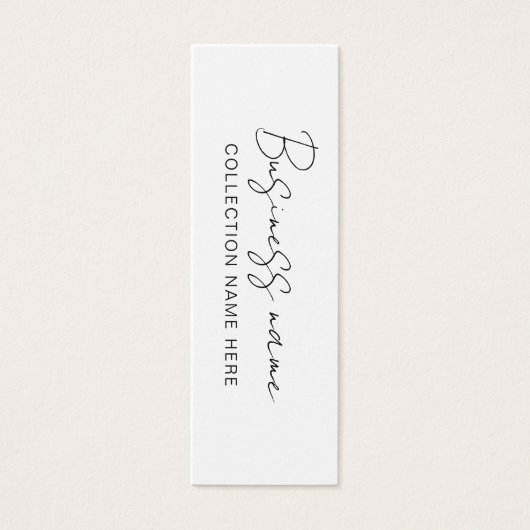 ミニマル価格つるラベルカード (正面)